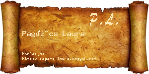 Pagács Laura névjegykártya