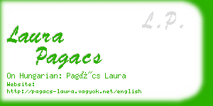 laura pagacs business card